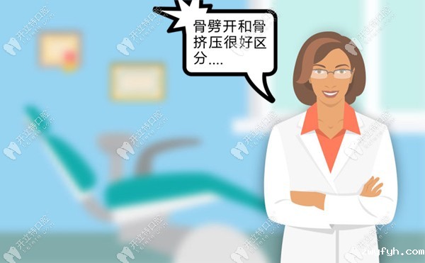 种植牙中的骨挤压和骨劈开有什么区别?其实很容易区分